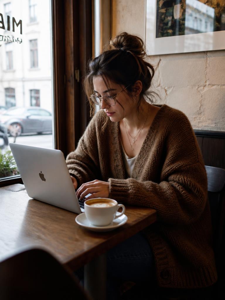 AI Twin example: Casual lifestyle content with a polished creator aesthetic.